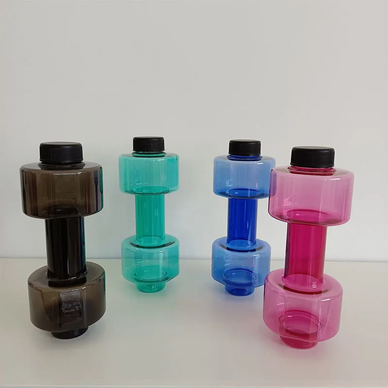 

Sports Water Bottle Portable Sports Multi-function Dumbbell Shape Bottles Tourism Weightlifting Hydration Gym Fitness Equipment