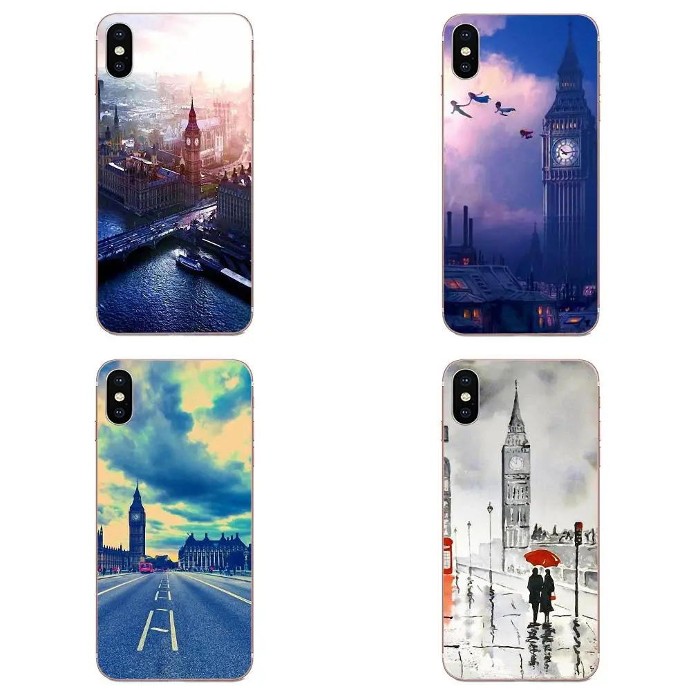Высокое качество для Apple iPhone 11 Pro X XS Max XR 4 4s 5 5C 5S SE 6 6S 7 8 Plus Британский Лондон Биг Бен