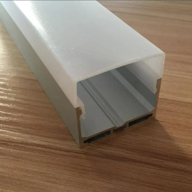 Free Shipping Aluminum and pc diffuser extrusion body material aluminum led profile for strips 2m/pcs 30m/lot | Освещение