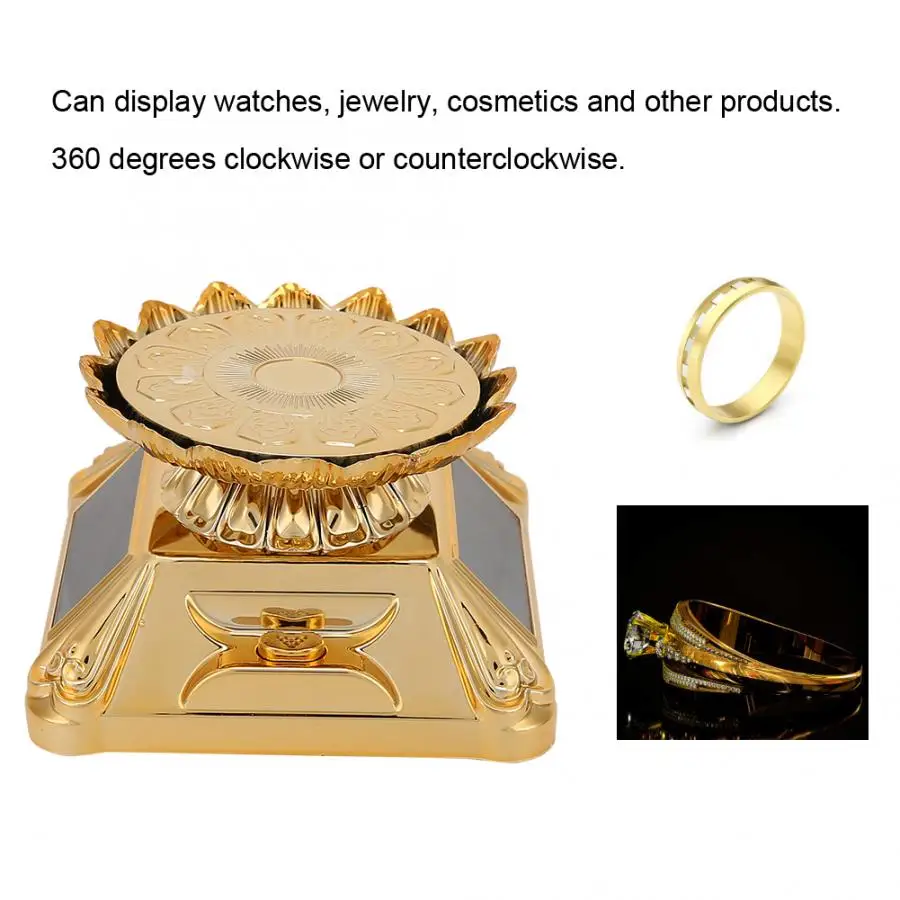 Многофункциональный Вращающийся поворотный стол на солнечной энергии дисплей в