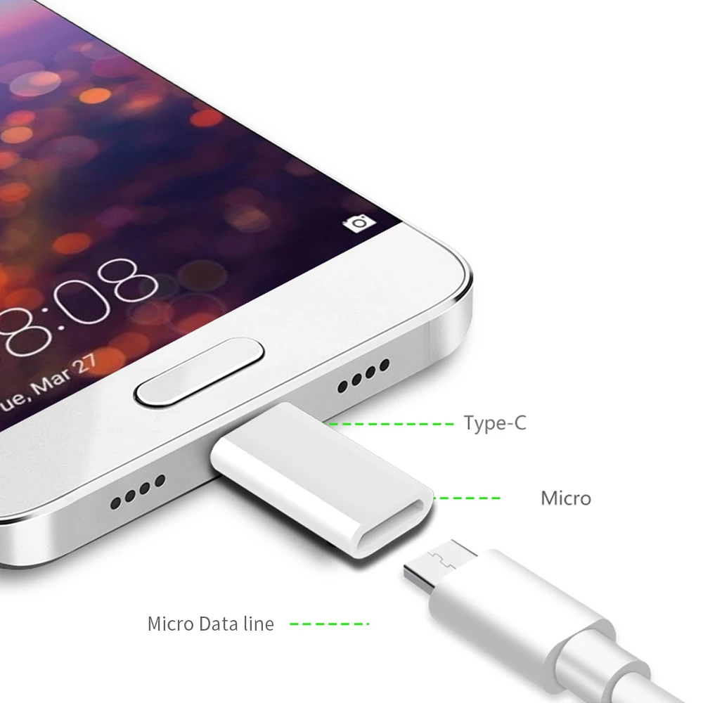 Мобильный телефон адаптер Micro USB к C Mini OTG Type c для Huawei Mate20 Xiaomi Samsung Galaxy | Мобильные