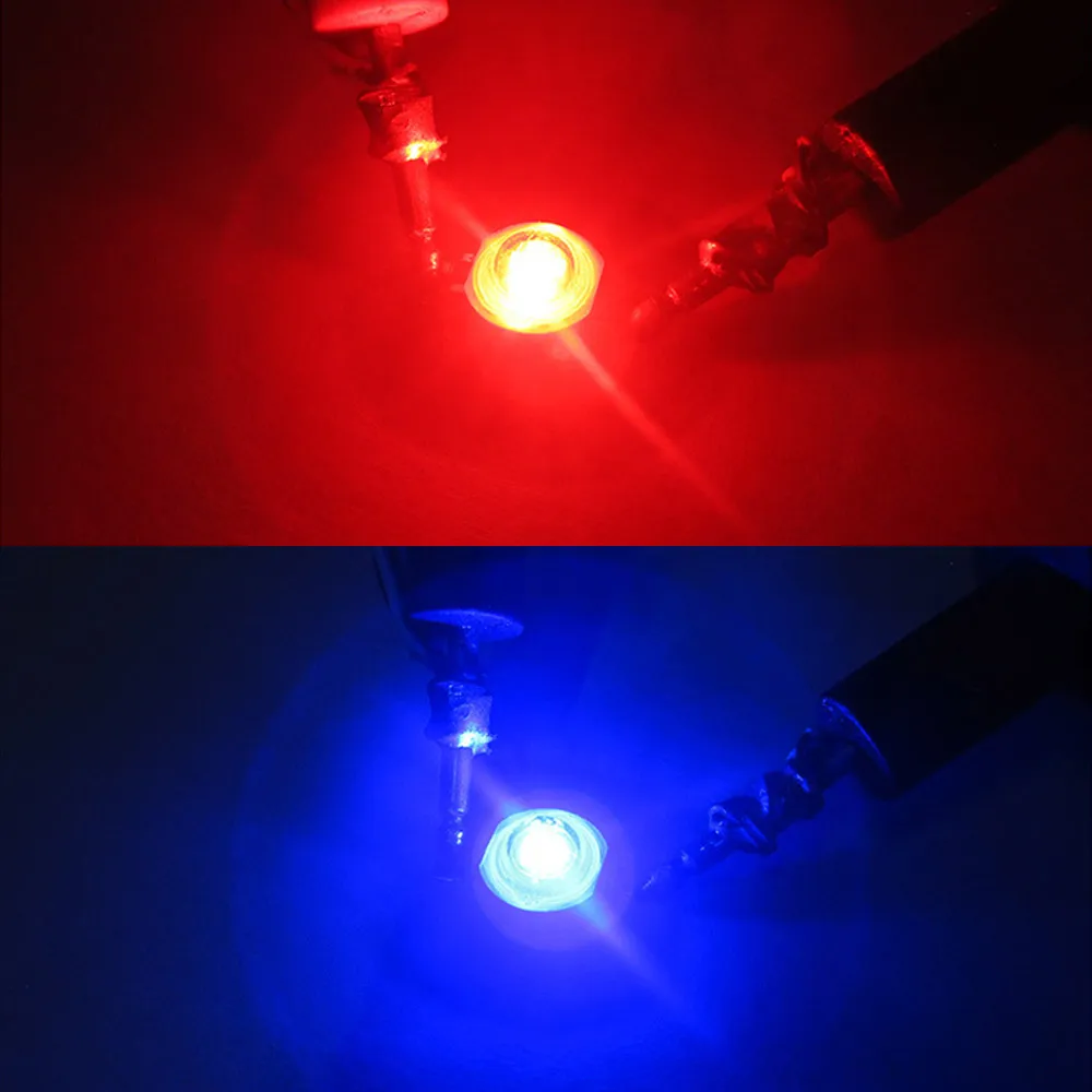 1W 3W Red Blue LED Bouble Chip COB SMD Diode 2*3W Bicolor DIY Grow Aquarium Warning Light For 5W 10W Beads | Лампы и освещение