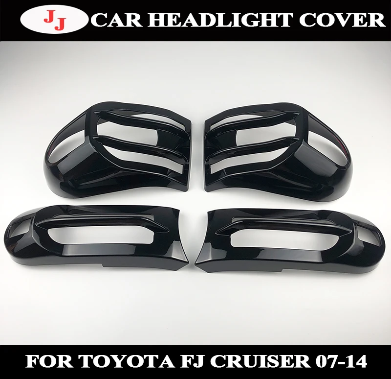 1 пара туман светильник Крышка Хвост крышка для Toyota Fj Cruiser 2007 2014 чехол матовый