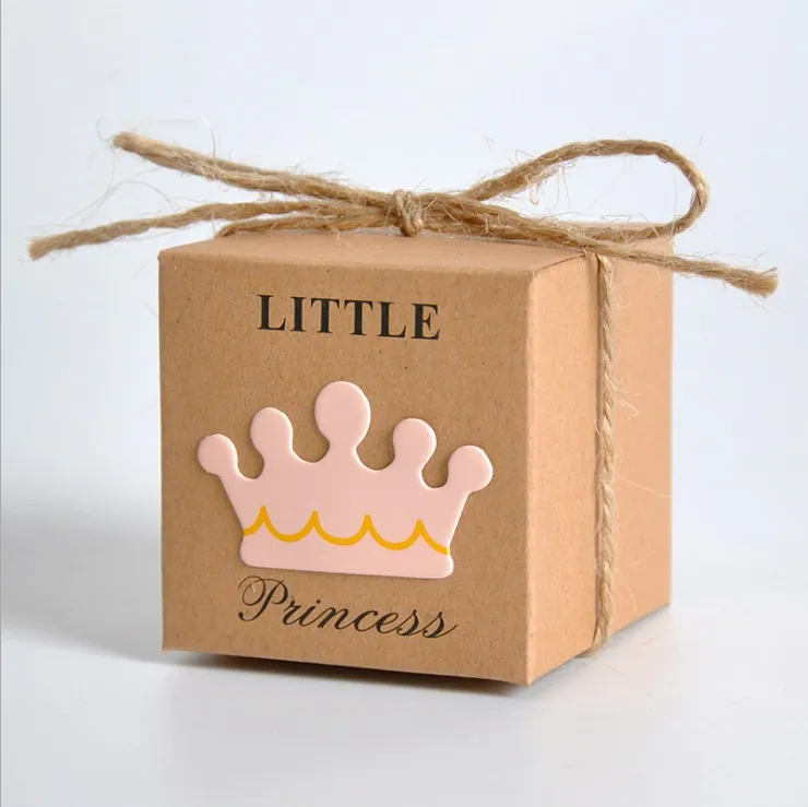 100 шт Принцесса и принц крафт коробка как день рождения ребенка душ конфеты