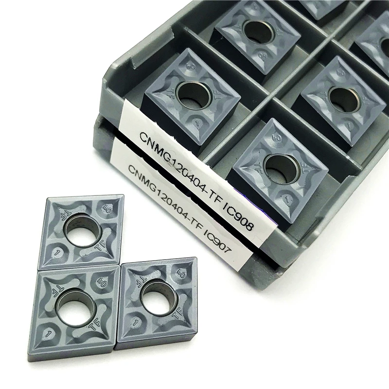CNMG120404 TF IC907 IC908 внешние токарные инструменты твердосплавные вставки токарный