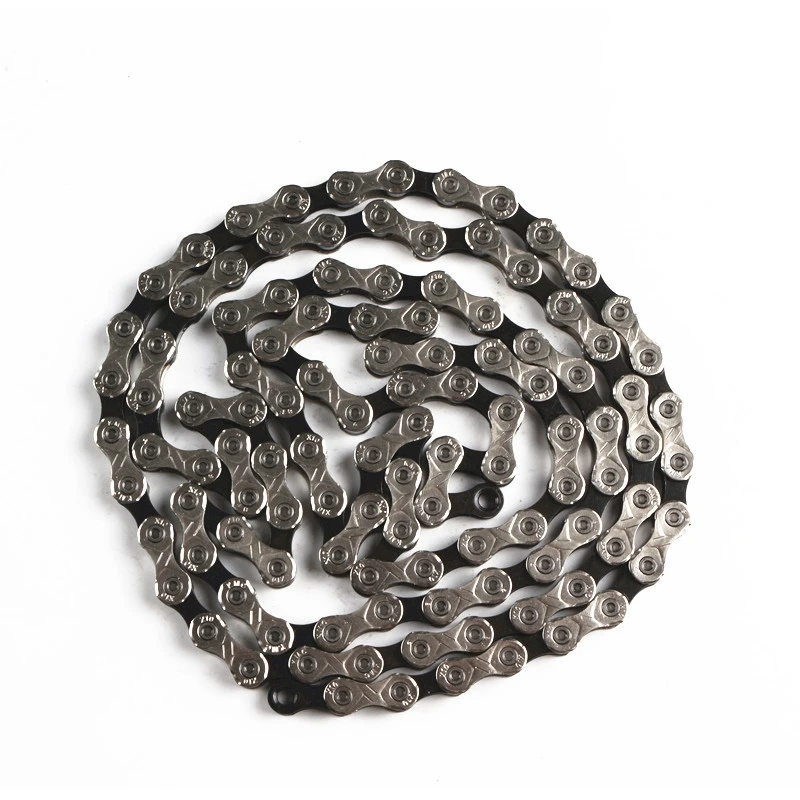 

KMC 2 Pcs MTB Road Bike Silver Chain 116L Bicycle Chain Magic Mountain Button with Box, X10 & X9