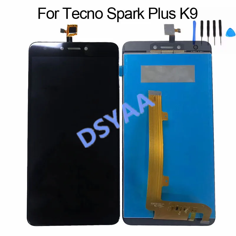 6 дюймов для Tecno Spark Plus K9 ЖК дисплей с панелью сенсорный экран дигитайзер Ремонт