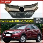 Передняя решетка для автомобиля для Hyundai new Santa fe 2019 2020 Santafe черный серебристый ABS решетка радиатор аксессуары для стайлинга автомобиля