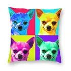 Чехол для подушки с принтом в виде собаки, 45 х45 см