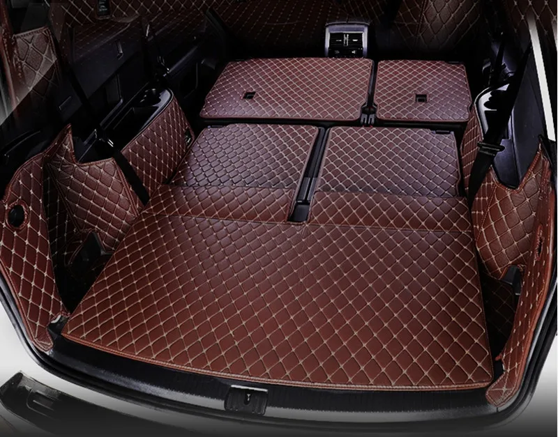 Лучшее качество! Специальные коврики для багажника автомобиля Volkswagen Tiguan Allspace 7