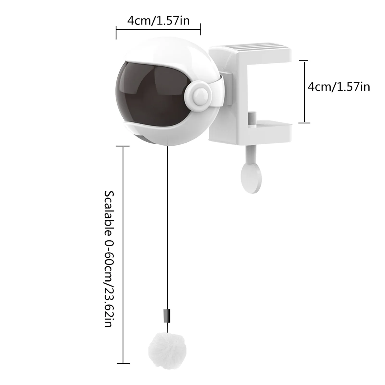 

Electric Cat Toy Funny Cat Teaser Ball Toy Automatic Lifting Spring Rod Yo-Yo Lifting Ball Interactive Puzzle Smart Pet Toys