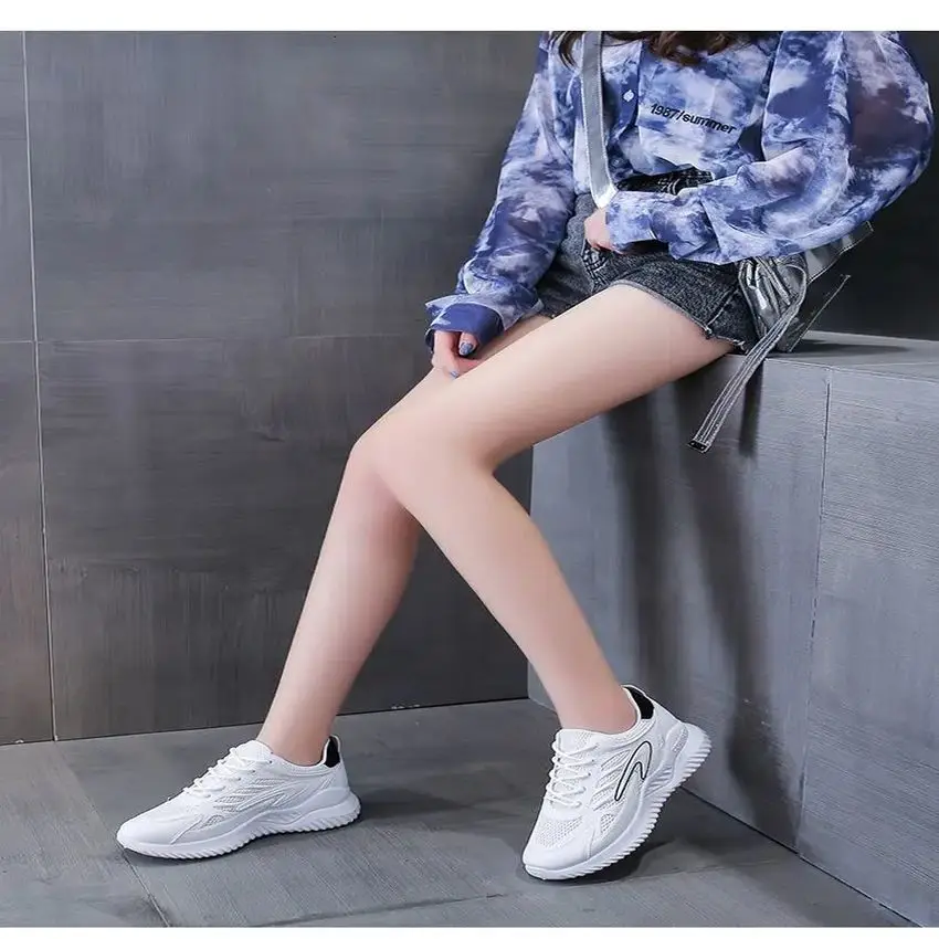 

High Quality Dimeng Shoes A019 Sports Breathable Small White Shoes Travel Leisure Shoes Student Running Shoes Women's Shoes