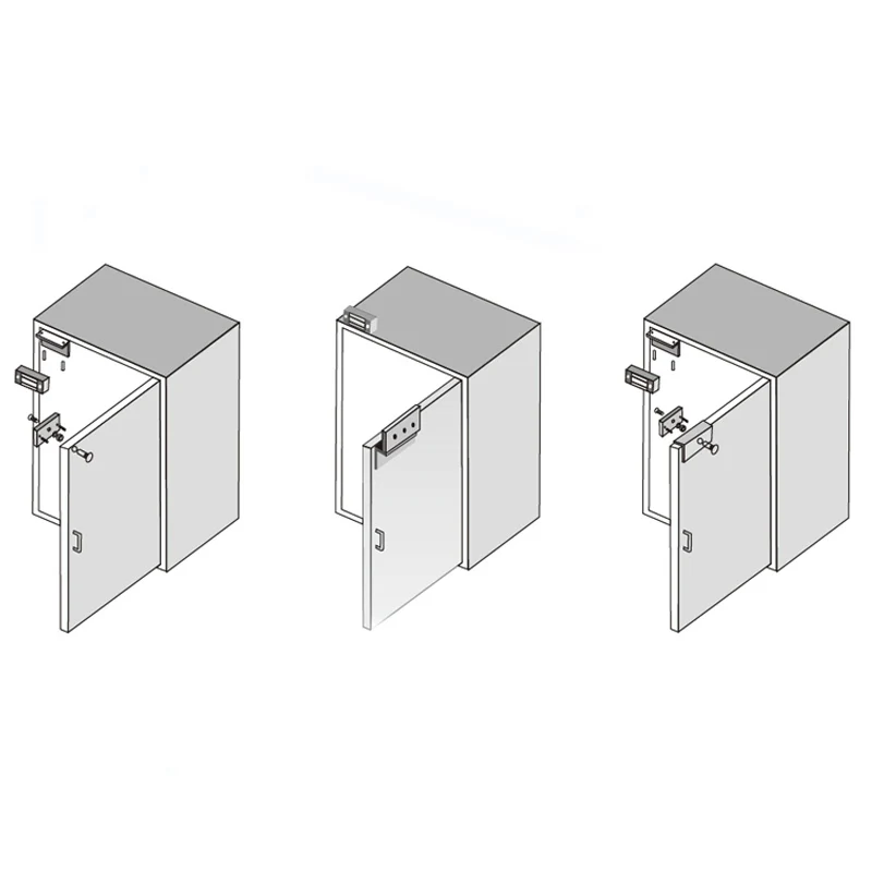 

60KG 130LB Door Electric Lock Magnetic Lock DC 12V Single Door Electromagnetic Lock Holding Force For Access Control