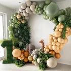 Воздушные шары-гирлянды Macaron авокадо Зеленый пастельный латексный воздушный шар Ретро Зеленый День рождения Свадьба Baby Shower Декор вечерние ринки