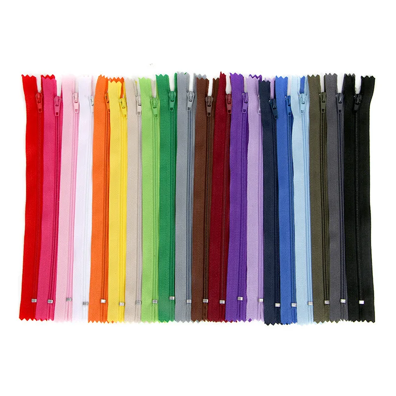20 шт см красочные 3 # нейлон контроль доступа молния Авто замок закрытые молнии