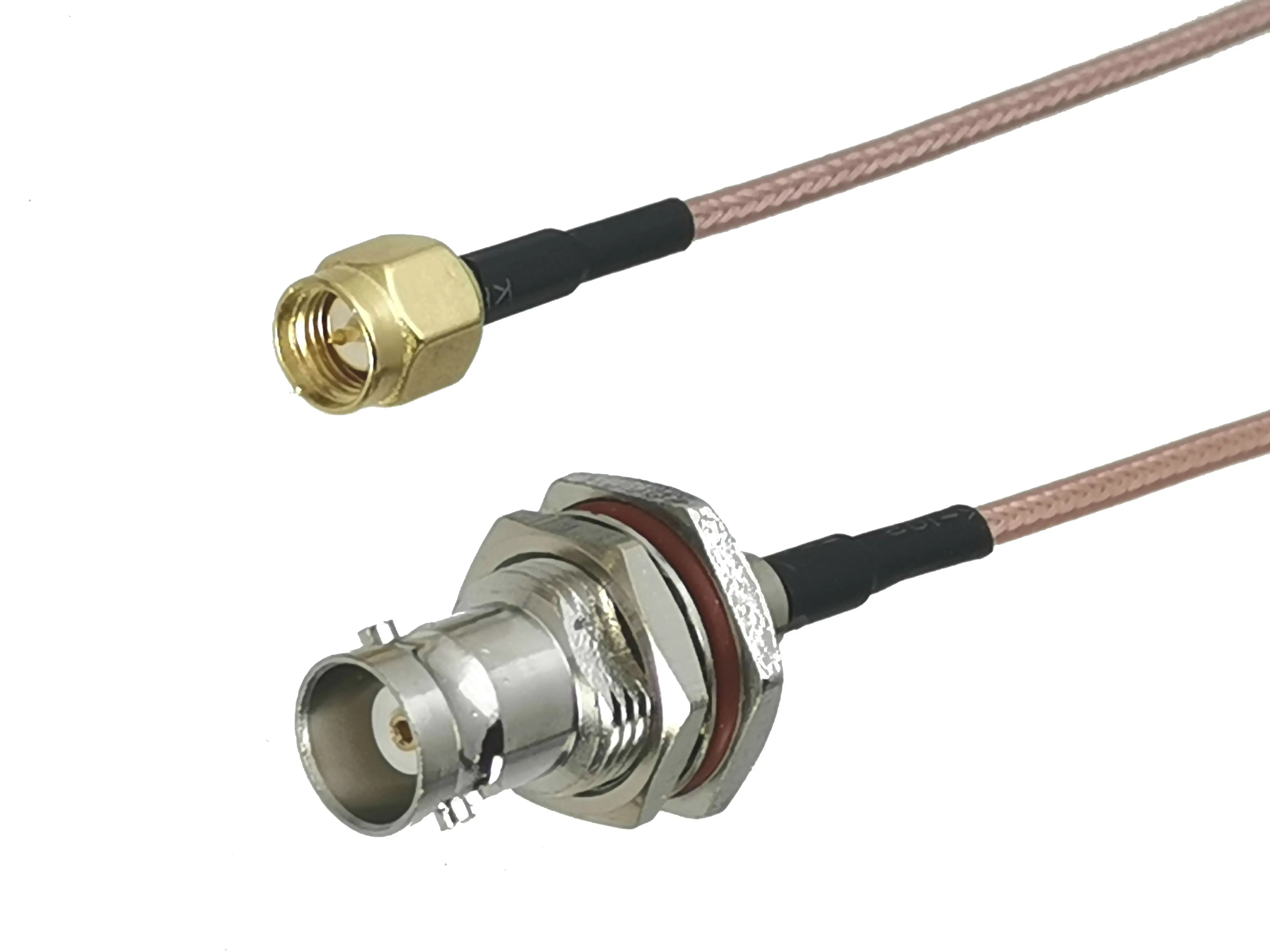 

1Pcs RG316 SMA Male Plug to BNC Female jack Bulkhead Nut Connector RF Coaxial Jumper Pigtail Cable For Radio Antenna 4inch~10M