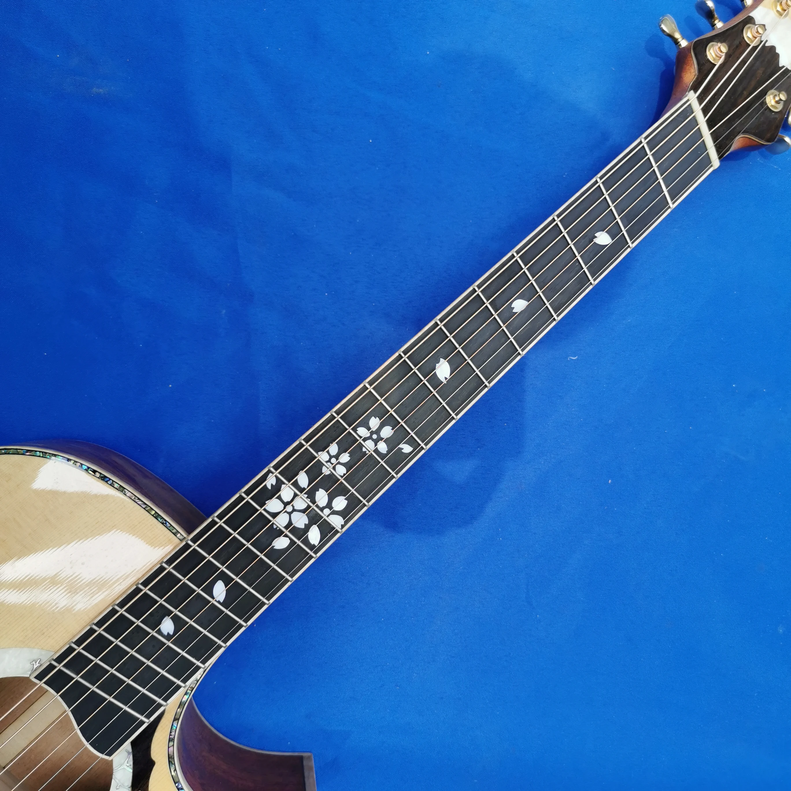 41 дюймов хрустальный шар пресс папье из цельного дерева 6 строка вентилятор