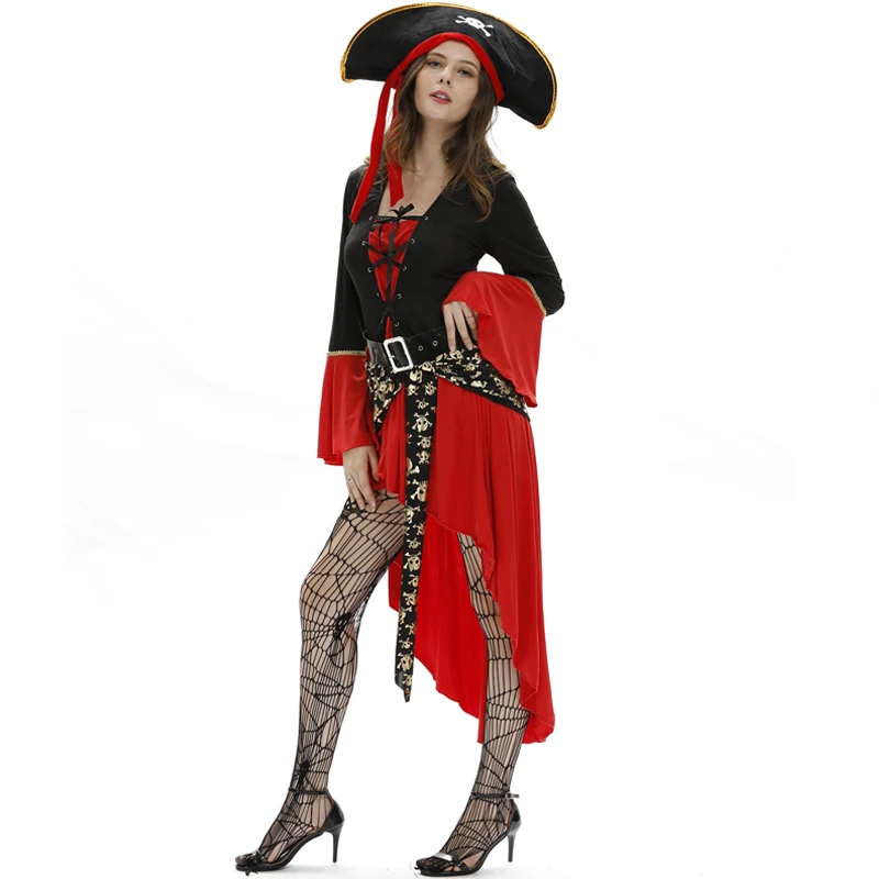 Женский костюм для косплея Пираты Карибского моря сексуальный взрослых костюмы