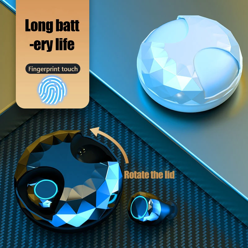 

TWS Wireless Bluetooth Earphones waterproof Headphone With Mic Magnetic suction Charging box Sport Headset For all smartphones