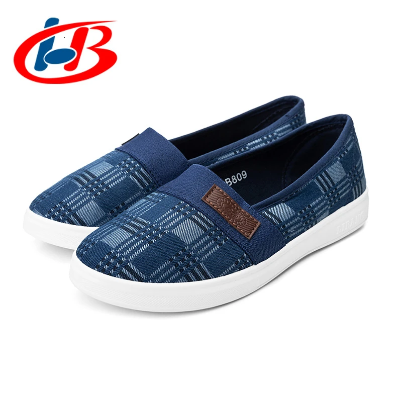 Кроссовки женские без шнуровки винтажные Повседневные Дышащие лоферы плоская