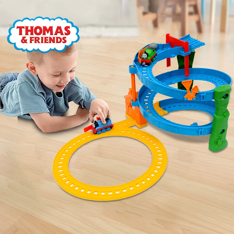 Оригинальный набор игрушечного поезда Thomas and Friends Spin Track обучающая игрушка для