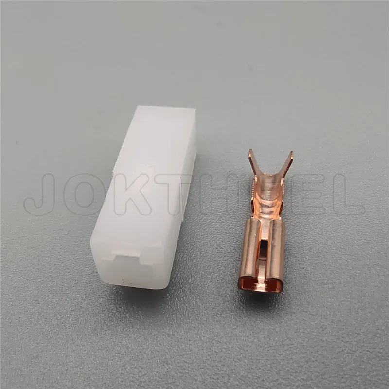 Комплект из 5/10/20/30 комплектов белый автоматический незапечатанный разъем папа