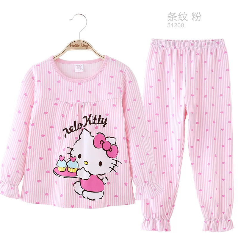 

Original Disney Girls' Pajama Set, Children's Home Wear, Cotton Air Conditioner Suit Kids Clothes Girls