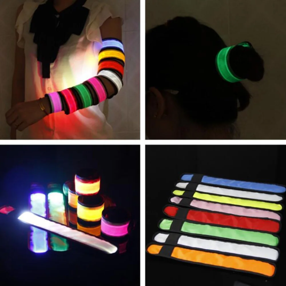 Ночные повязки на руку рукава светодиодный светильник безопасность рука теплее