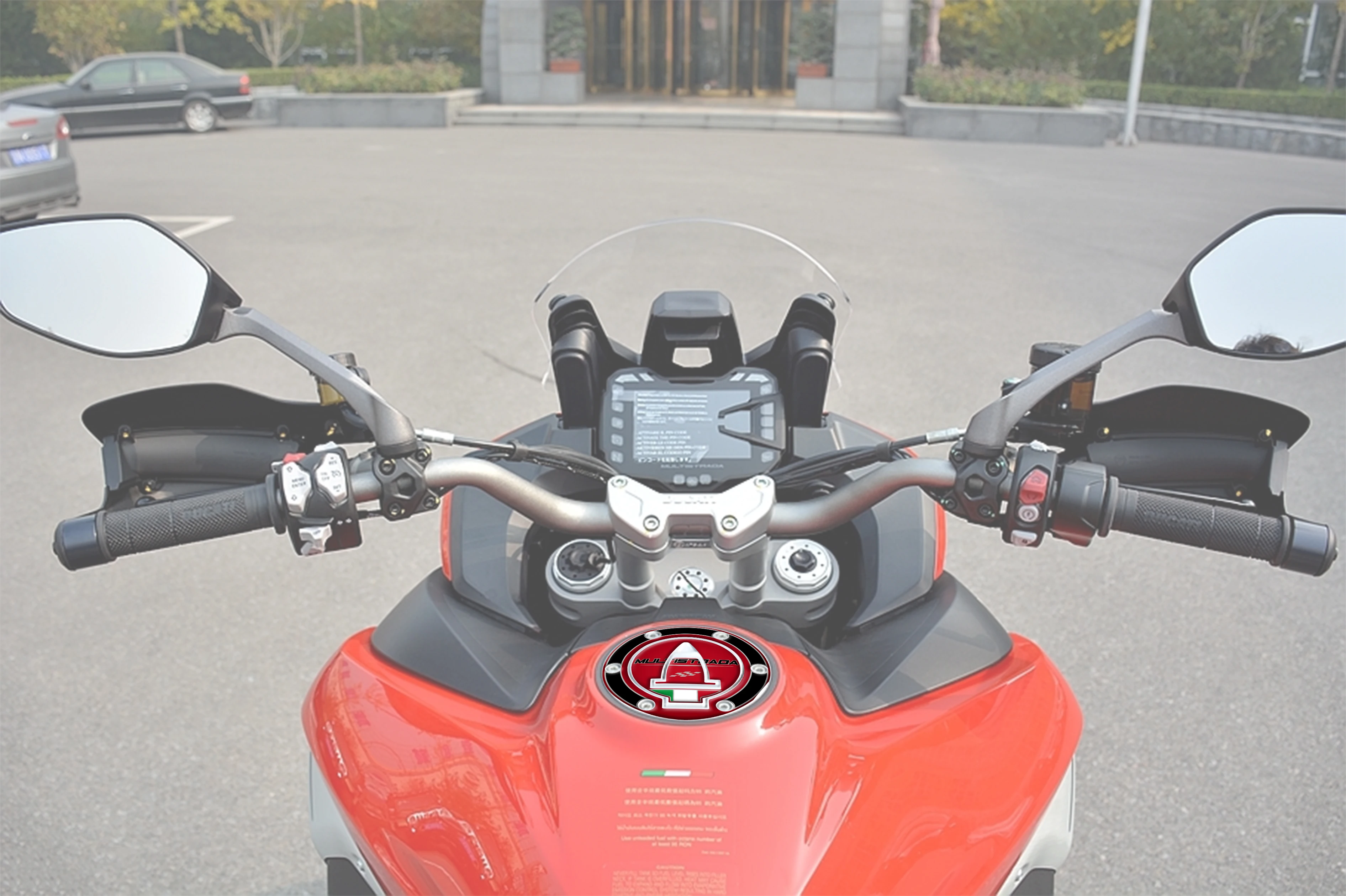 3D наклейка на топливный бак мотоцикла для DUCATI Multistrada 1200/1260 950 эндуро, бензобак, накладка, защитная наклейка