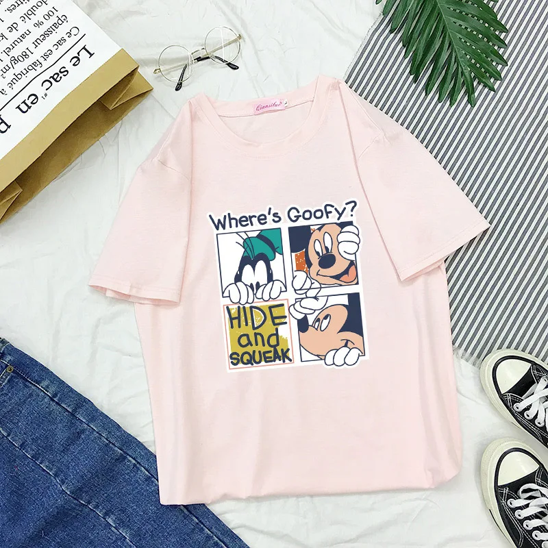 Рубашка Ulzzang Harajuku Kawaii топы с героями мультфильмов женская модная белая