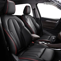 fuzhkaqi custom leather car seat cover for volkswagen passat beetle tuareg tiguan phaeton vw r36 eos magotan scirocco car seats