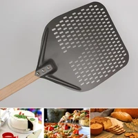 hard anodized aluminum pizza peel with removable handle paddle with baking shovel screwdriver customized pan pastry match p z5v8