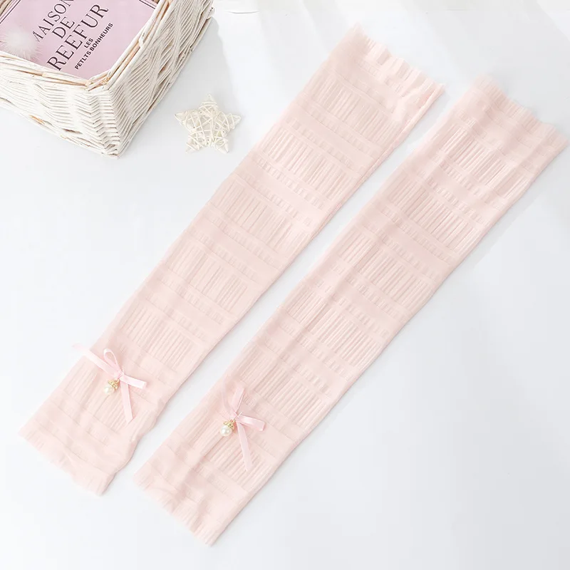 

1 Pair Lace Summer Women Arm Sleeves Gloves Sun Protection Sleeves