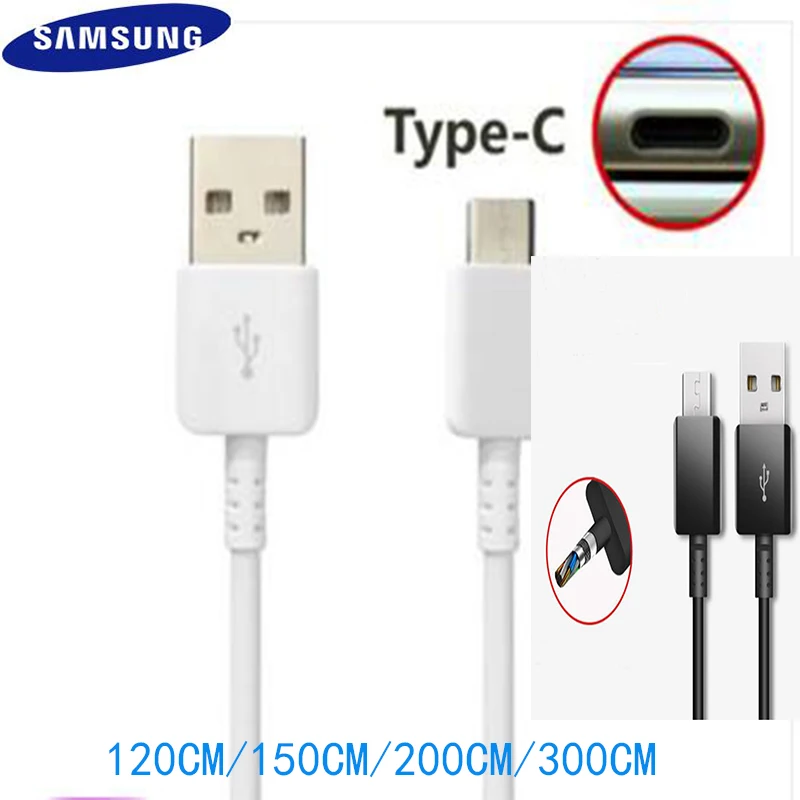 

Original 100cm/150cm USB 3.1 TYPE-C Fast Charging Data Cable For Samsung Galaxy A80 A70 A60 A50 A40 A30 S8 S9 plus S10e Note 8 9