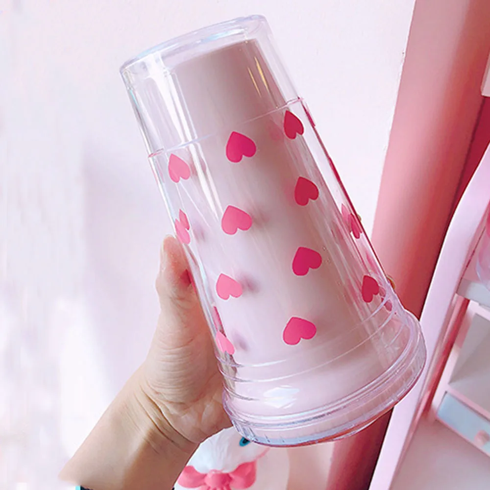 Пластиковая бутылка для воды 370 мл холодная летняя сока молока напитков шикарная