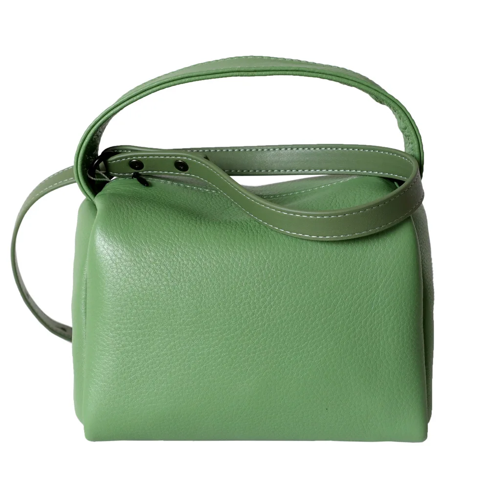 

TOBO Soft Genuine Leather Handbag Casual Fashion Tassel Female Shoulder Bag Large Capacity Simple Casual Women Crossbody Bag