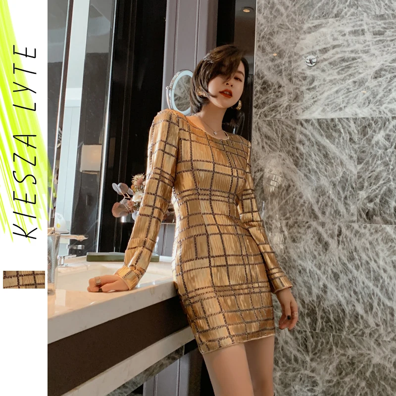 Элегантное платье с золотыми блестками роскошное сексуальное облегающее