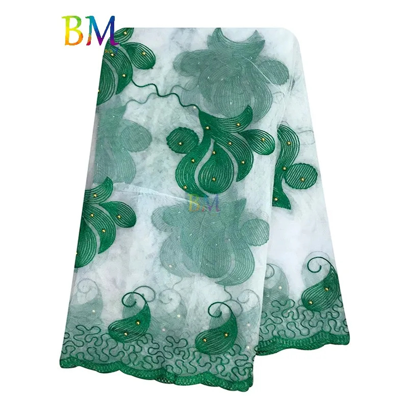 Высококачественные женские шарфы мусульманский вышитый шарф из тюли прозрачный