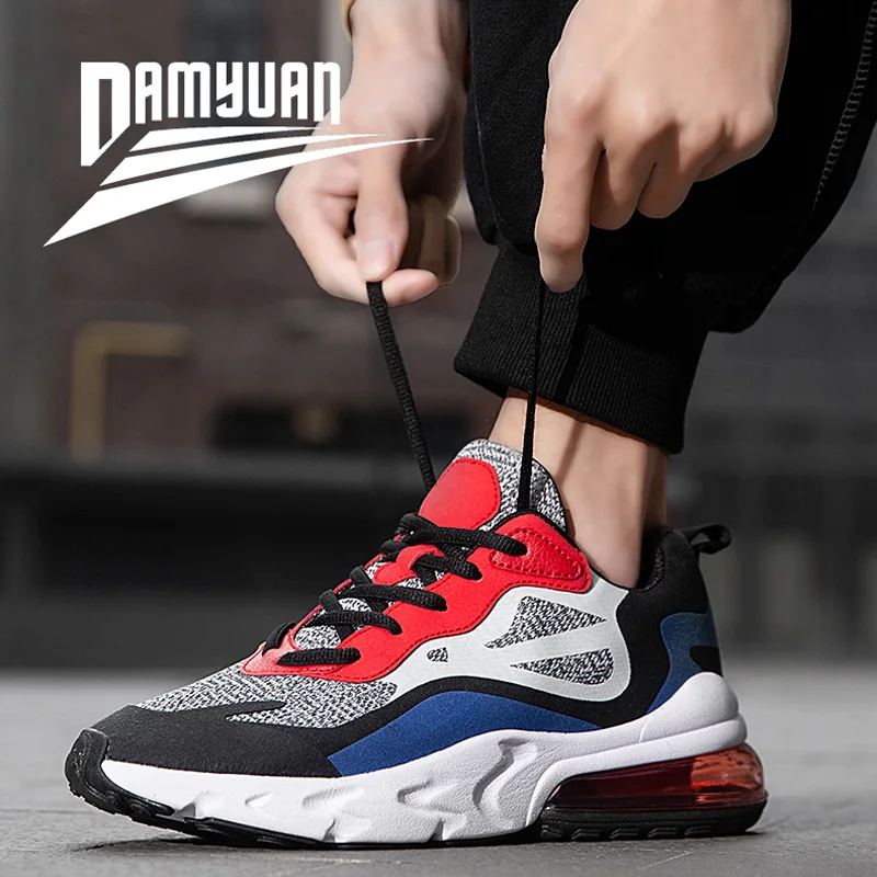 

Damyuan Hot Sale Running Shoes Big Size 46 Lace Up Summer Men's Sports Shoes Comfortable Wear-resistant Jogging Men Sneakers