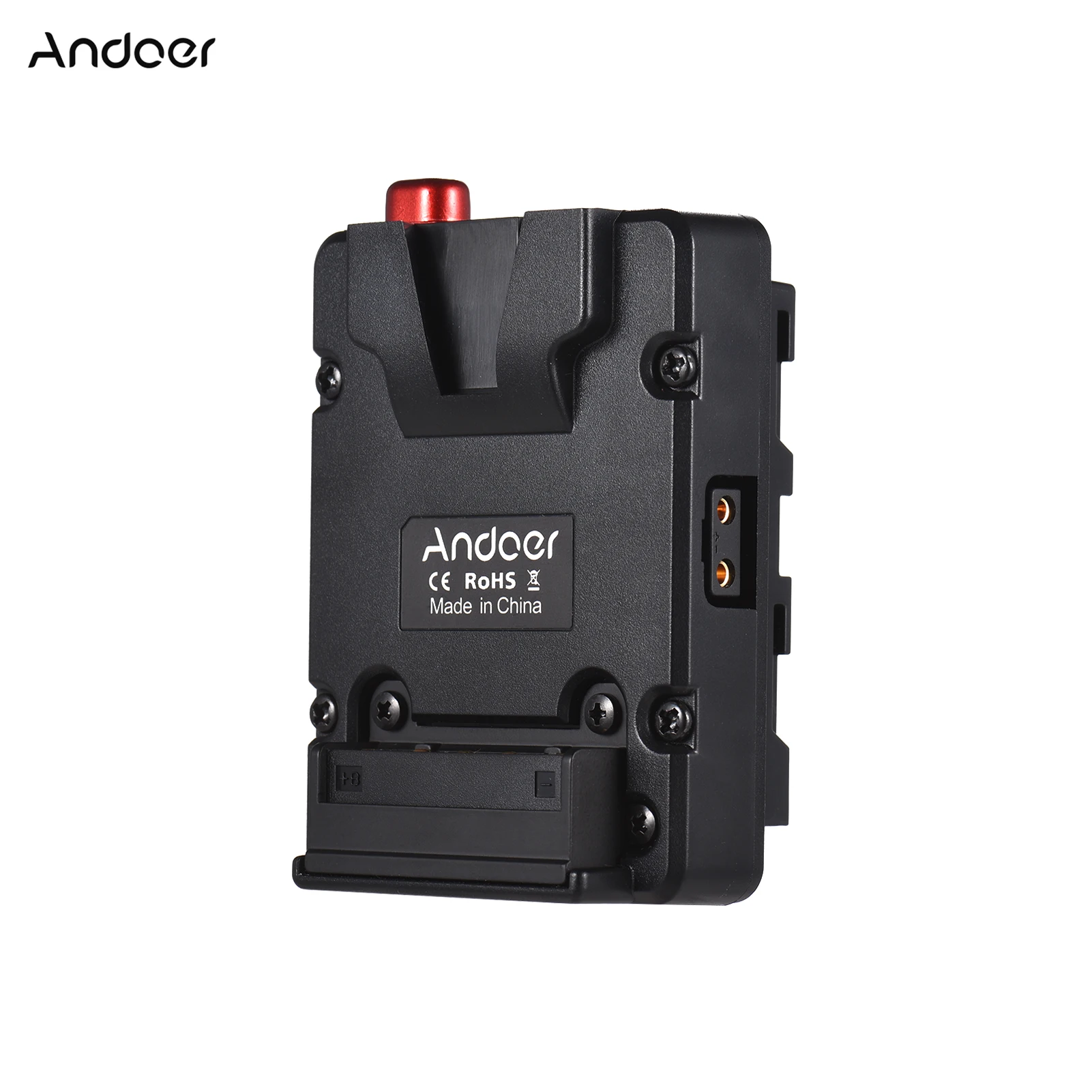 

Andoer Mini Nano v-образное крепление для монтажа на Батарея Питание адаптер пластина для NP-F крепление