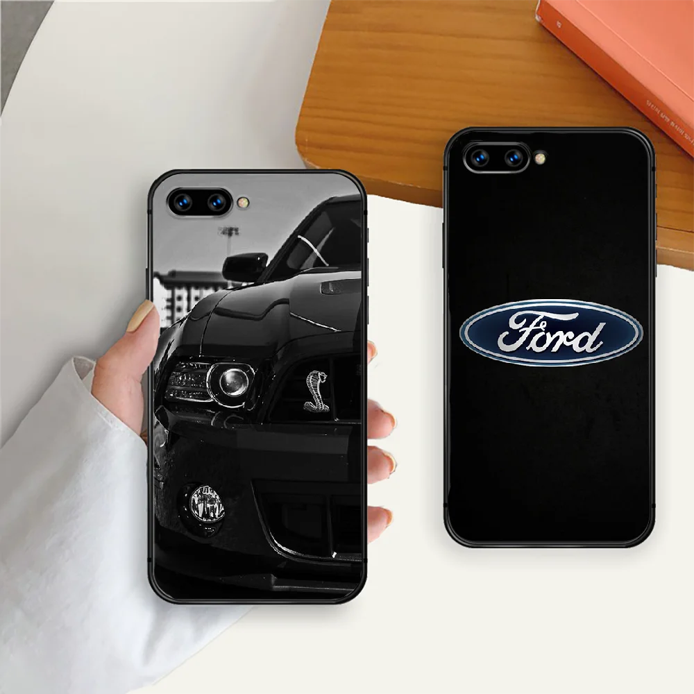 

Brand Ford Mustang Luxury Car Phone Case Cover For Huawei 5T 7I 8A 8X 8 9X 9 10 10I 20 30 Honor Nova Pro Lite Black Waterproof