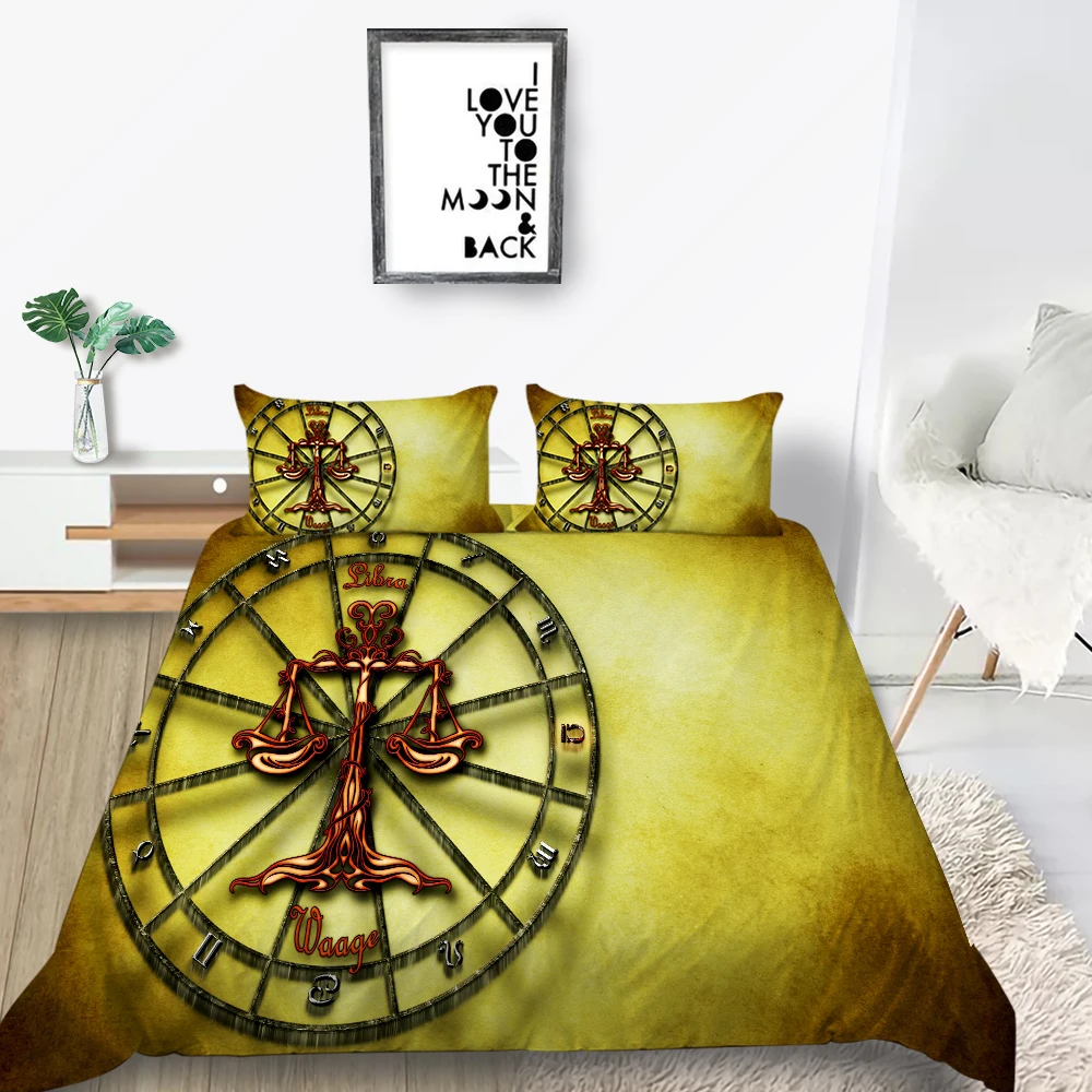 Комплект постельного белья телец креативный Модный комплект с пододеяльником и