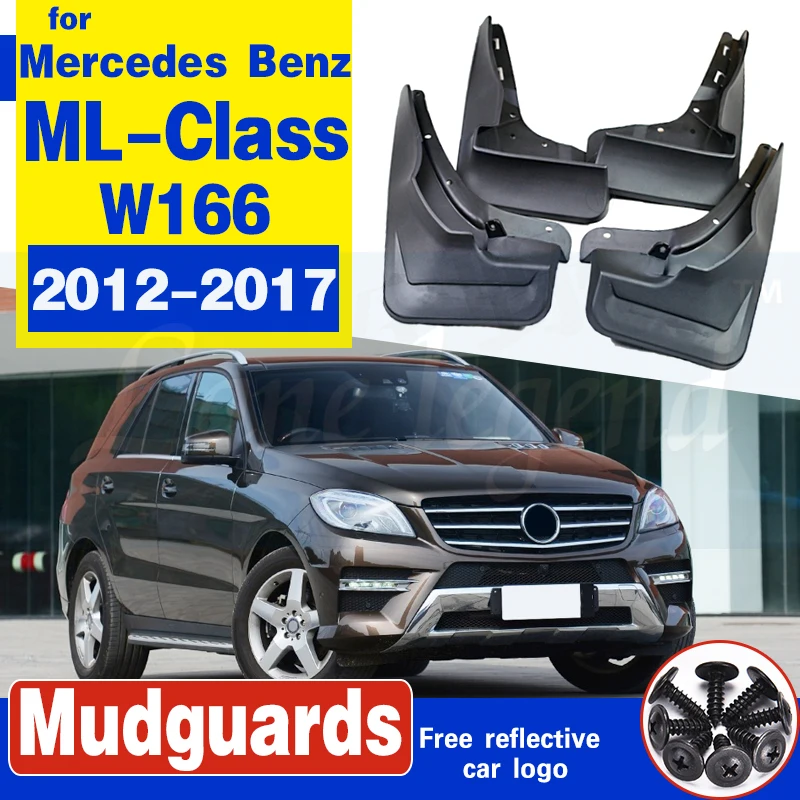 Брызговики для Benz M Class ML W166 2012 2017 2014 2015 ML300 ML350 ML500 W/брызговики|Грязезащита| |