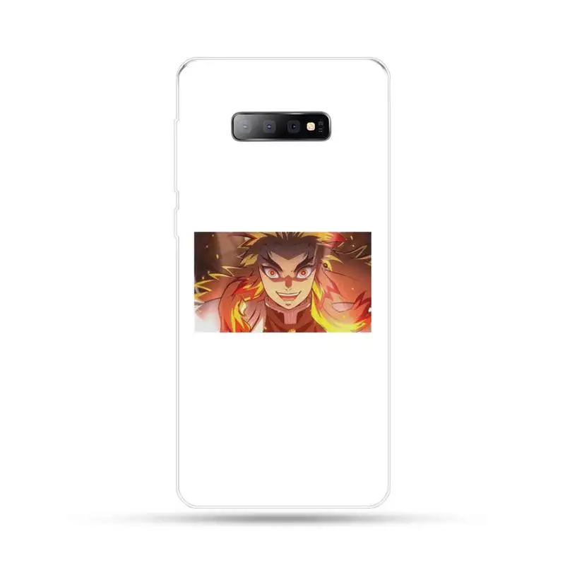 

Demon Slayer Cute Japan anime Phone Case For Samsung Galaxy S5 S6 S7 S8 S9 S10 S10e S20 edge plus lite cover funda coque