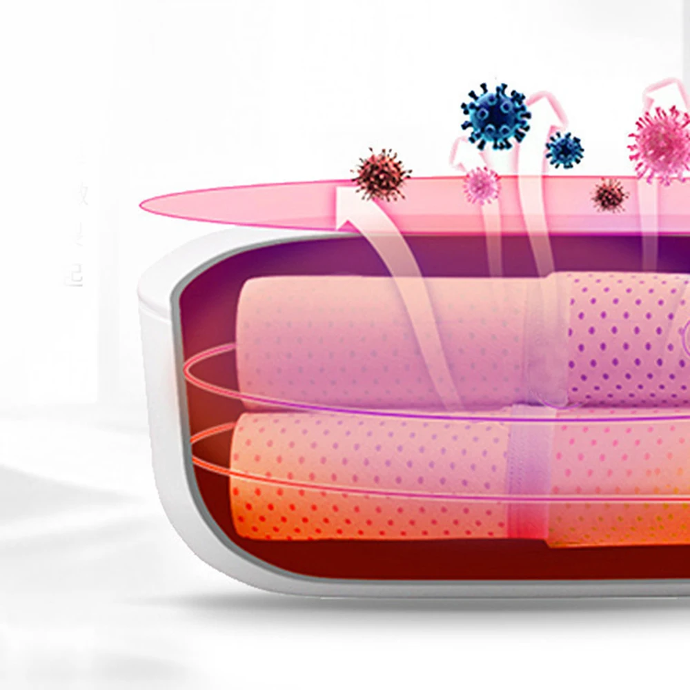 

UV Disinfection Box With Sterilization Drying Function Pasteurization Deep Ozone Disinfection For Phones Masks Underwear