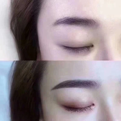 10 шт. иглы для микроблейдинга 18u образные принадлежности перманентного макияжа