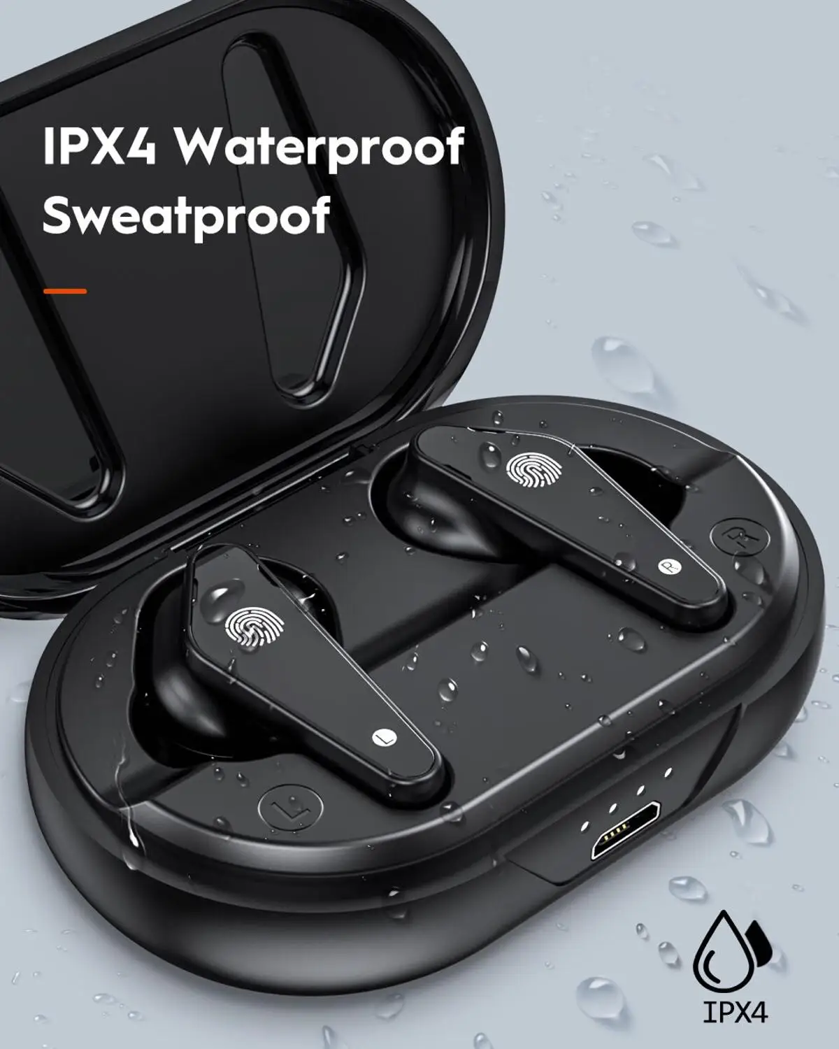 IKOLE TWS Bluetooth 5 0 Беспроводные наушники с зарядным чехлом беспроводным устройством