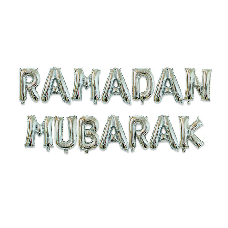 

Eid Mubarak Balloons Eid Decoration Helium Balloon Confetti Ramadan Muslim Kareem Lslamic Festival Party DIY Decorations