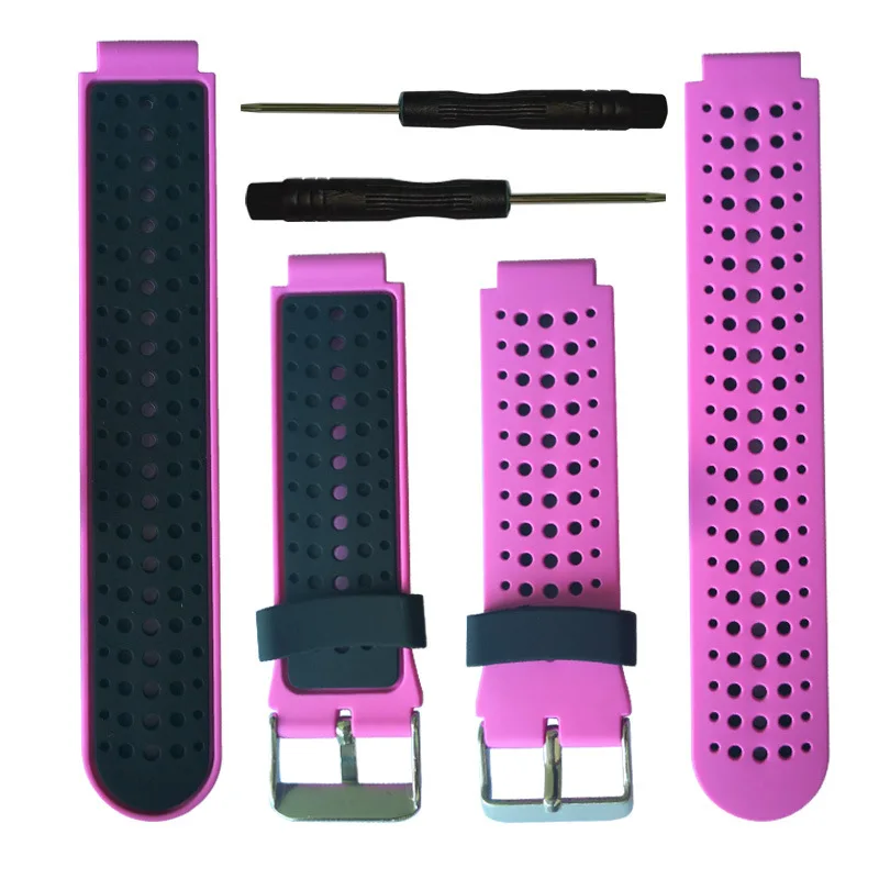 Silicone Replacement Watch Band for Garmin Forerunner 230 / 235 / 220 / 620 / 630 / 735 735XT watch Outdoor Sport Watchstrap