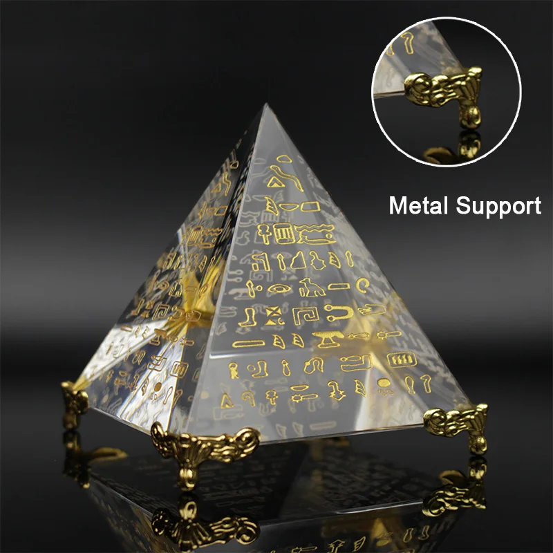 Новинка пирамида с иероглифами камень фэн шуй энергетическое исцеляющее